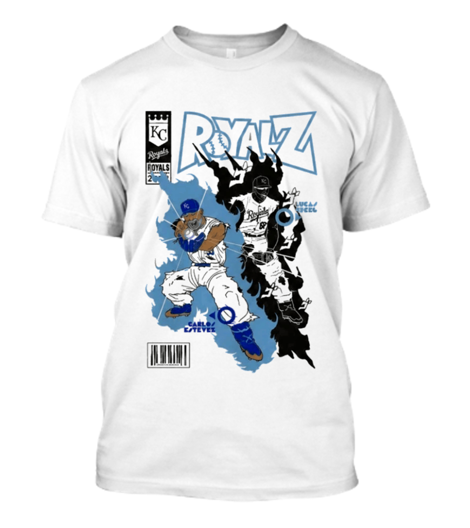 Royals Dragon Kamehameha Baseball Anime T-Shirt
