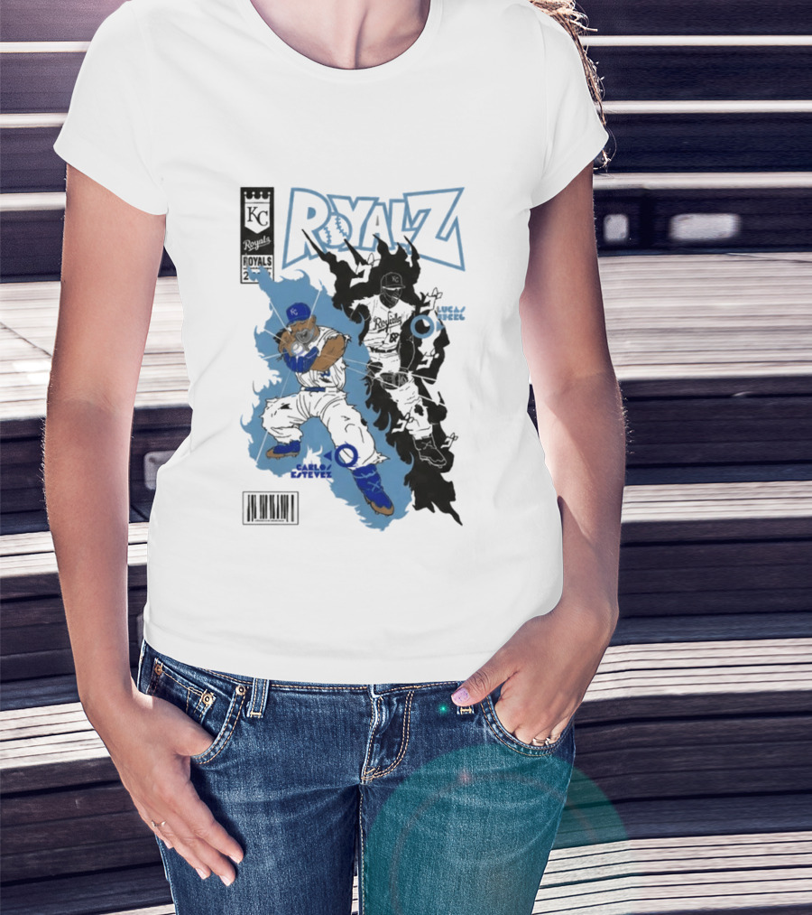 Royals Dragon Kamehameha Baseball Anime T-Shirt