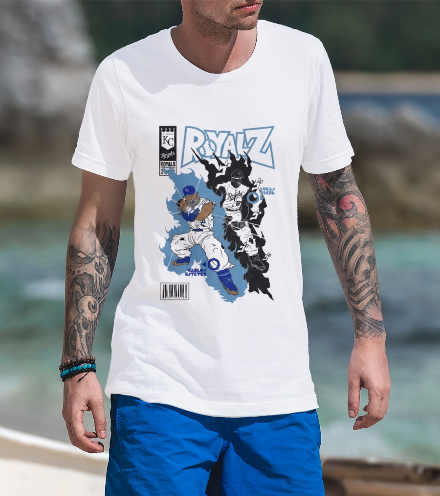 Royals Dragon Kamehameha Baseball Anime T-Shirt
