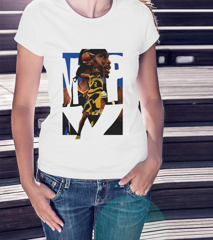 Shai Gilgeous Alexander 2 MVP Oklahoma City Thunder NBA Player Action T-Shirt