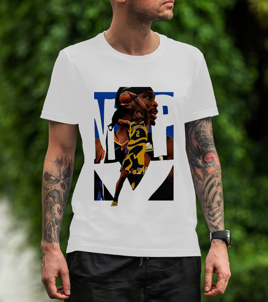 Shai Gilgeous Alexander 2 MVP Oklahoma City Thunder NBA Player Action T-Shirt