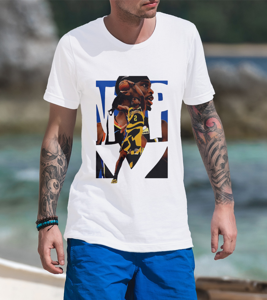 Shai Gilgeous Alexander 2 MVP Oklahoma City Thunder NBA Player Action T-Shirt