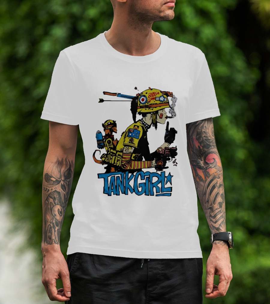 Tank Girl Comic Punk Rock Charlie Don't Surf T-Shirt