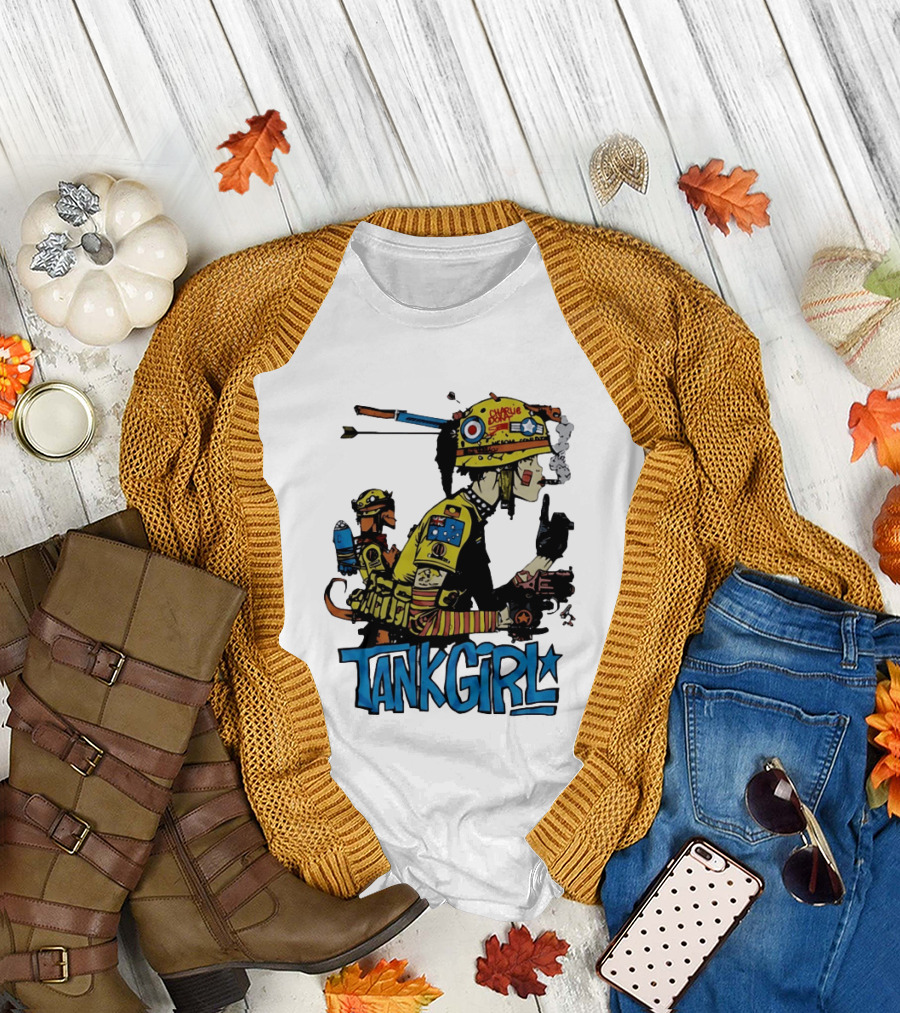 Tank Girl Comic Punk Rock Charlie Don't Surf T-Shirt