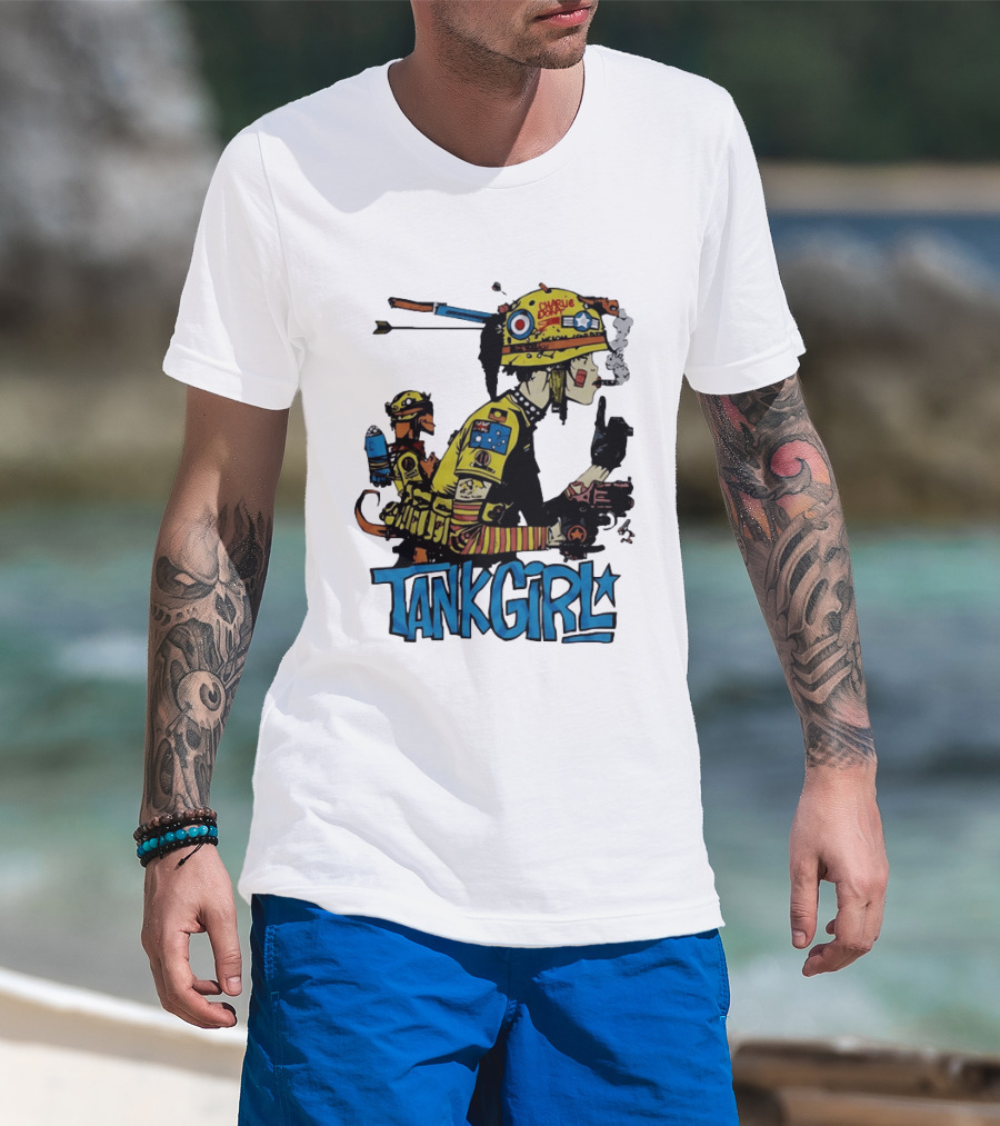 Tank Girl Comic Punk Rock Charlie Don't Surf T-Shirt