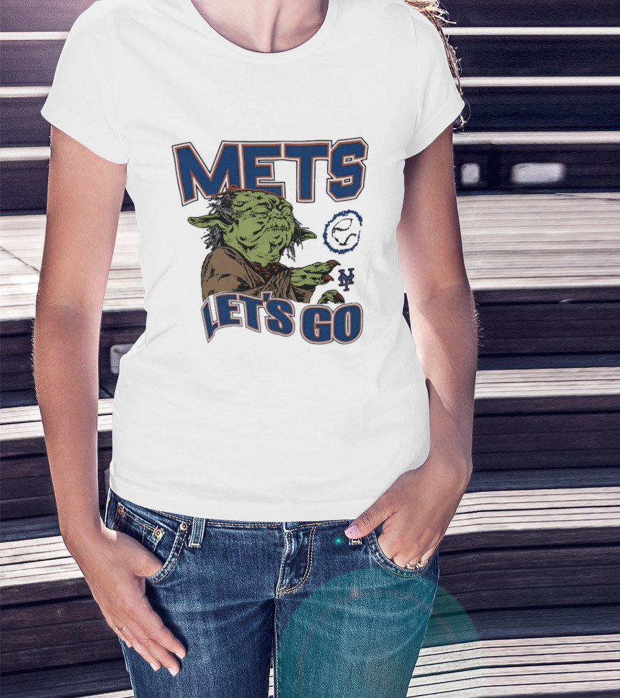 Mets Let's Go Yoda New Yorks Mets T-Shirt