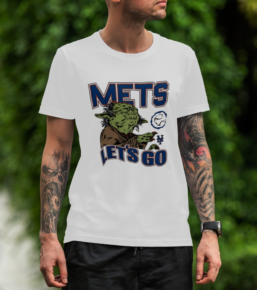 Mets Let's Go Yoda New Yorks Mets T-Shirt