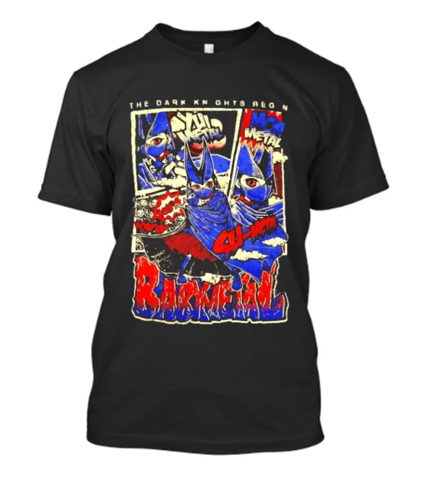 Babymetal The Dark Knights Begin Wow Metal Manga Style Comic T-Shirt