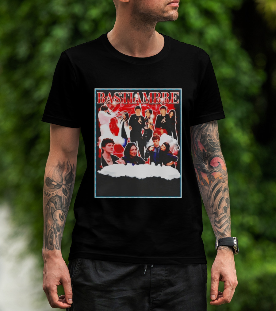 Bastiambre Movie Pop Culture Characters Collage T-Shirt