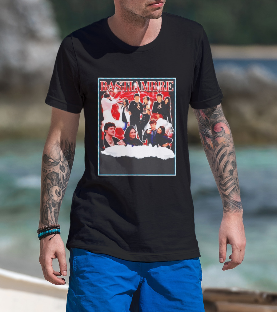Bastiambre Movie Pop Culture Characters Collage T-Shirt