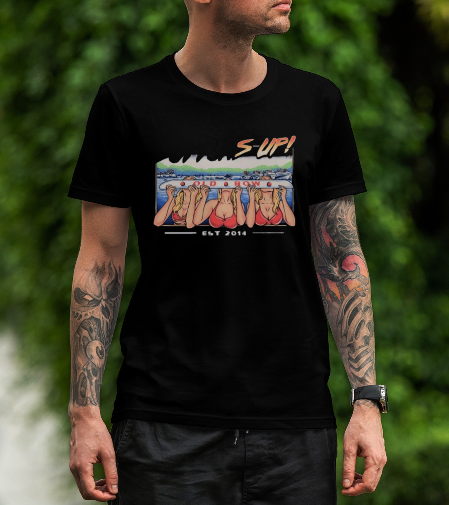 Old Row Shotski Girls S Up EST 2014 T-Shirt