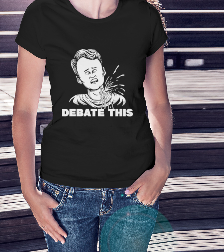 Charlie Kirk Debate This Explosion Head T-Shirt
