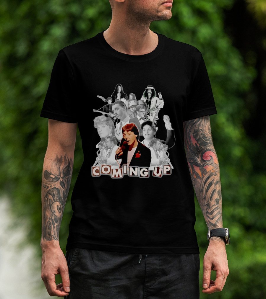 Coming Up Album Paul McCartney Music Video Characters And Band Collage T-Shirt