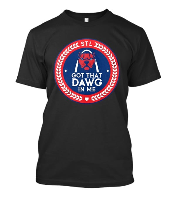 Got That Dawg In Me STL Red And Blue T-Shirt