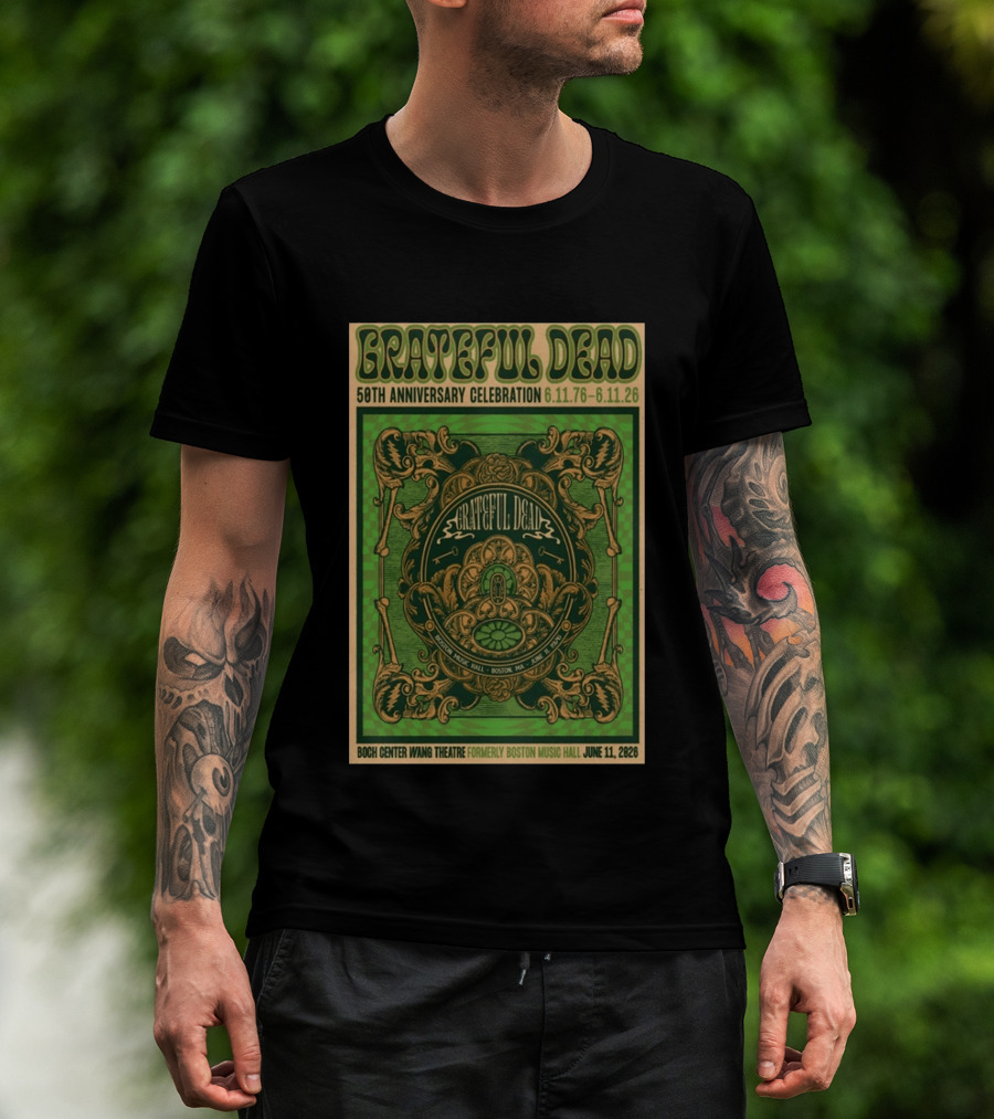 Grateful Dead 50th Anniversary Celebration Boston June 11 2026 T-Shirt