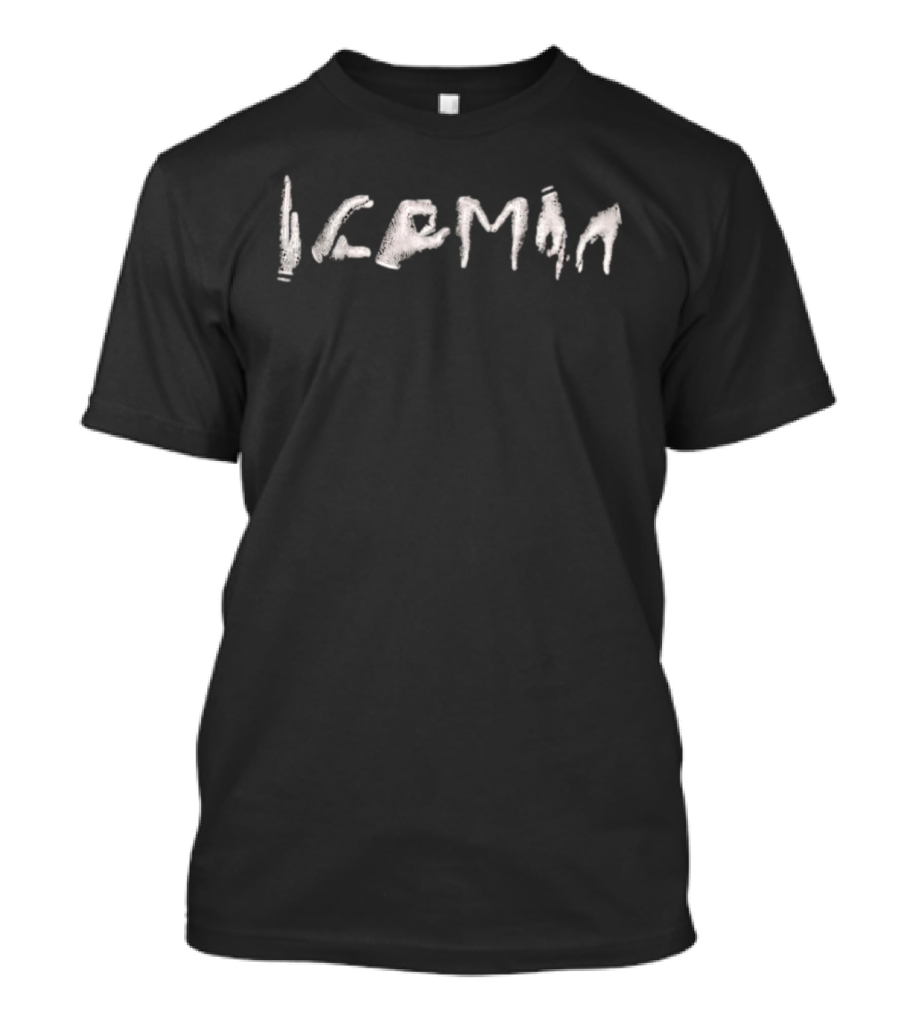 Drake Iceman Crystal Embellished Gloves T-Shirt