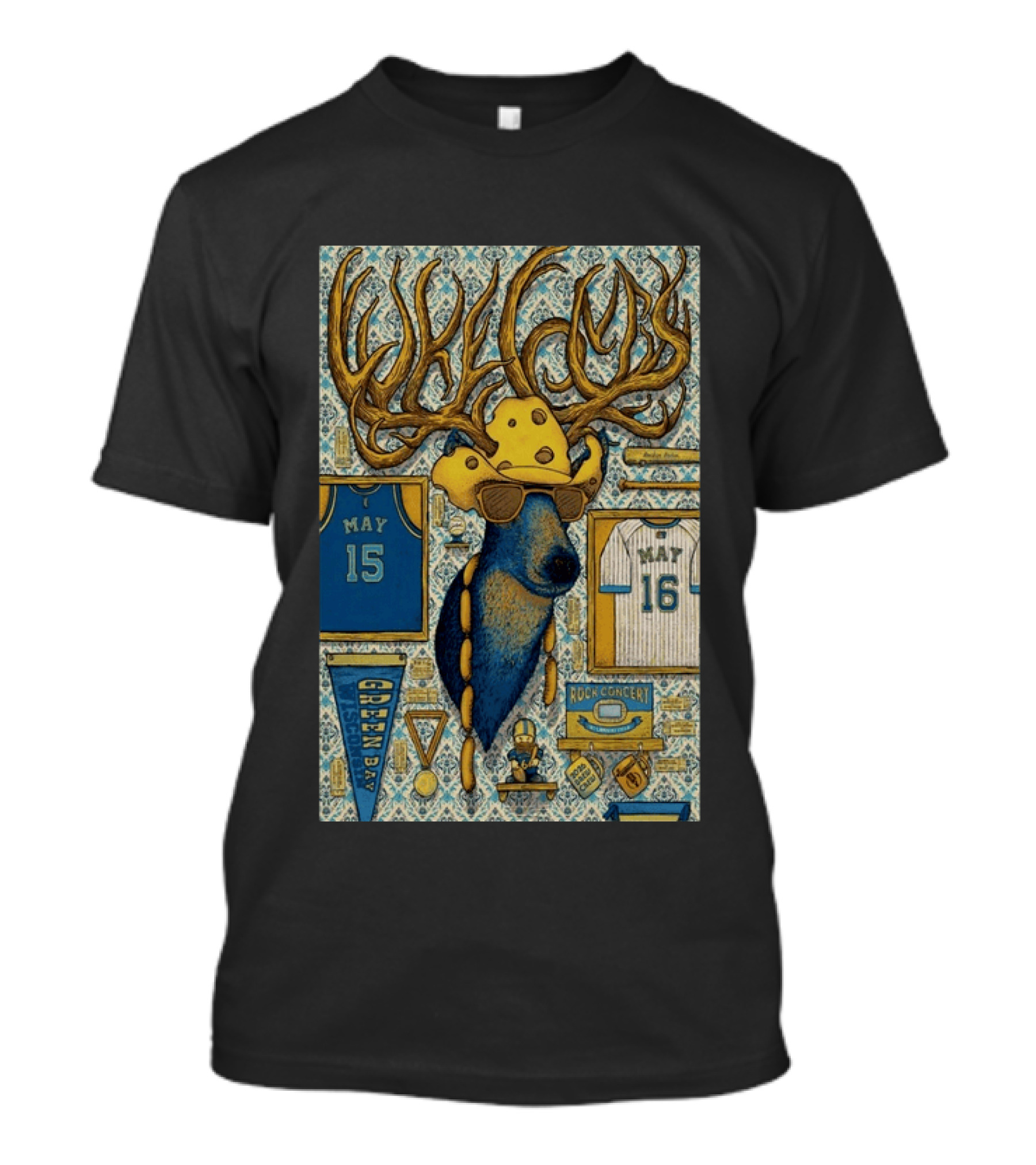 Luke Combs May 15 16 Green Bay Lambeau Field Rock Concert Decor T-Shirt