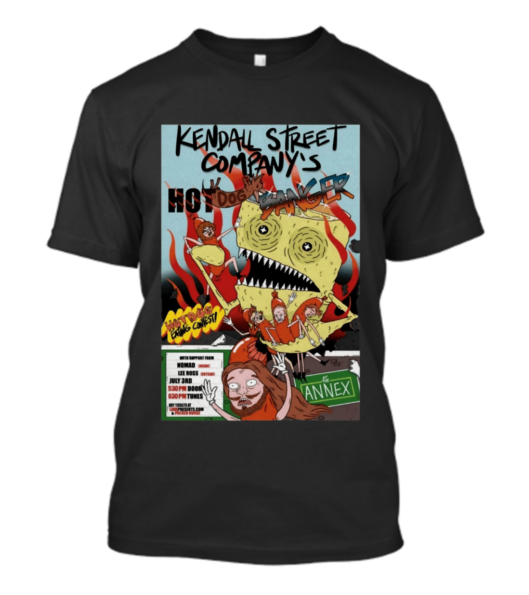 Kendall Street Company Hot Dog Banger The Annex Norfolk VA July 3 2026 Eating Contest T-Shirt