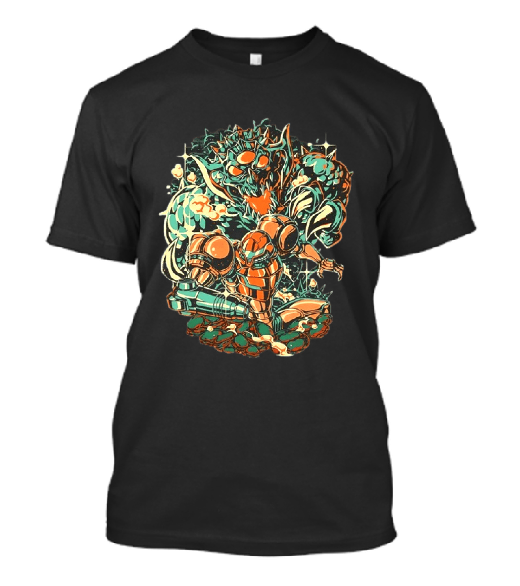 Metroid Samus Aran Kraid Catastrophic Day Retro Gaming T-Shirt