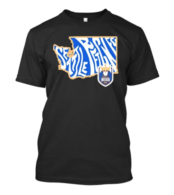 Seattle Reign FC Groovy Team State Seattle Reign FC Crest T-Shirt