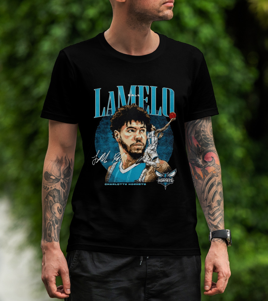 LaMelo Ball Charlotte Hornets NBA 2026 Player Signature Edition T-Shirt