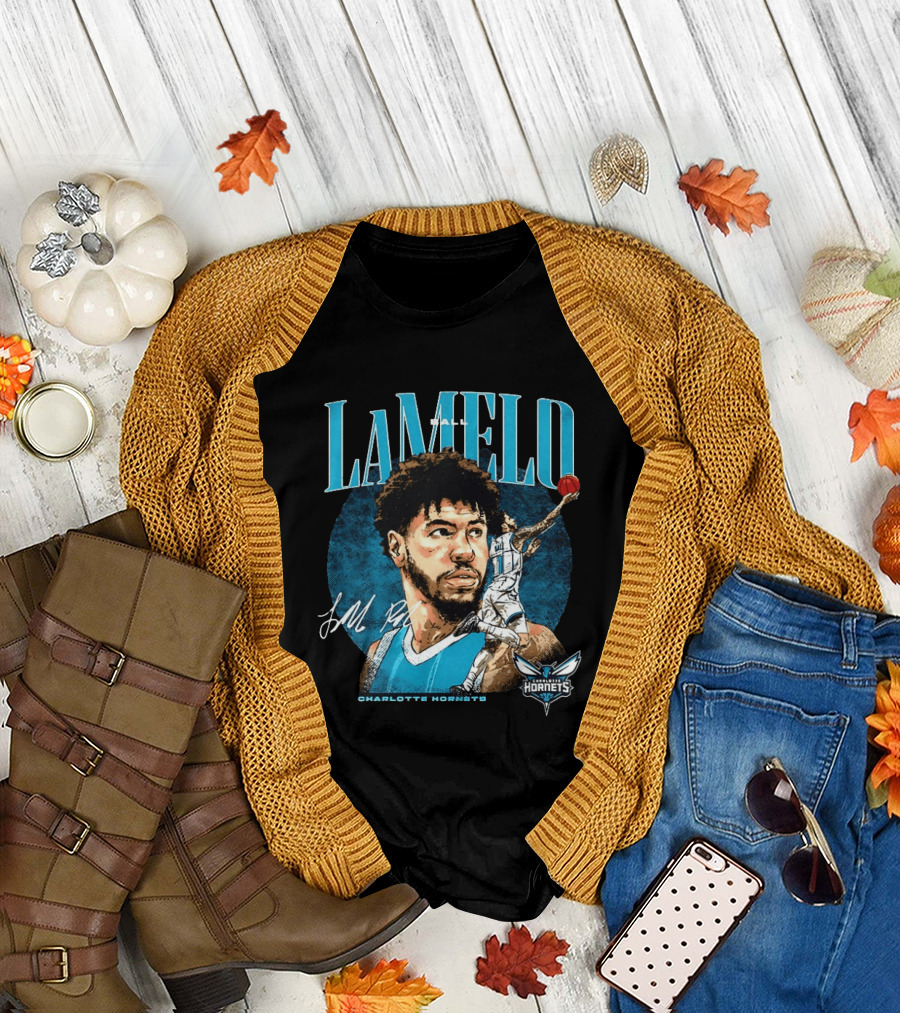 LaMelo Ball Charlotte Hornets NBA 2026 Player Signature Edition T-Shirt