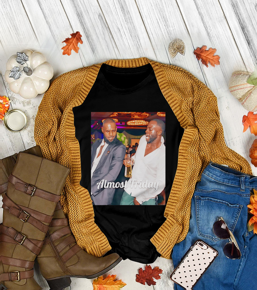 LeBron James Draymond Green Almost Friday Club Scene T-Shirt