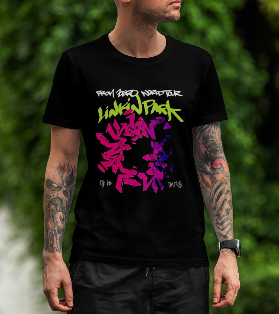 Linkin Park From Zero World Tour 2026 Graffiti T-Shirt