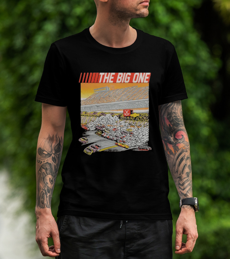 The Big One Old Brook NASCAR Racing Scene T-Shirt