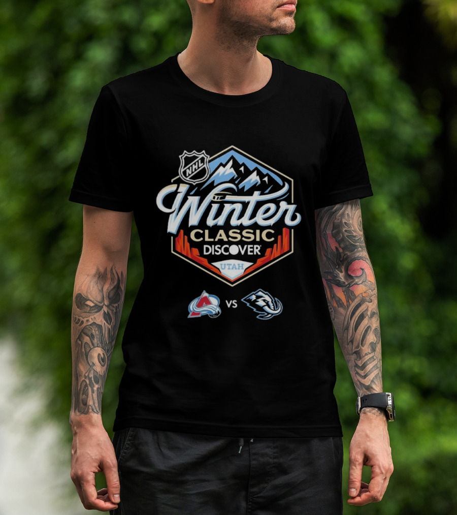 NHL Winter Classic Discover Utah 2027 Colorado Avalanche Vs Utah Mammoth T-Shirt
