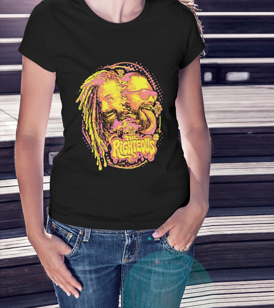 The Righteous Psychedelic Neon Fusion T-Shirt