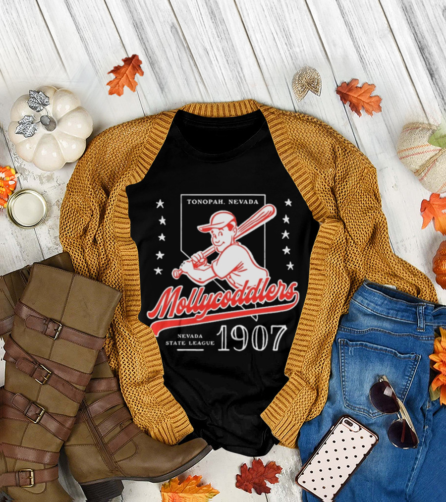 Tonopah Nevada Mollycoddlers Nevada State League 1907 Baseball T-Shirt