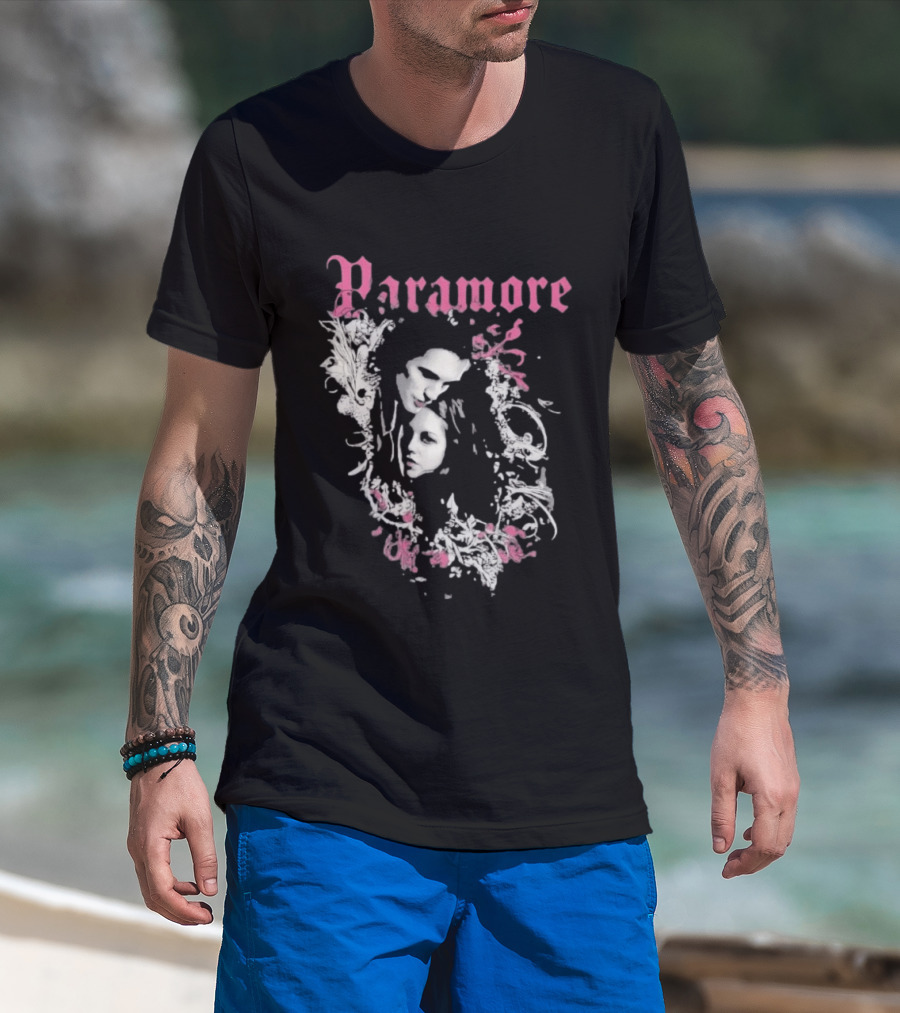 Paramore Floral Face Twilight T-Shirt
