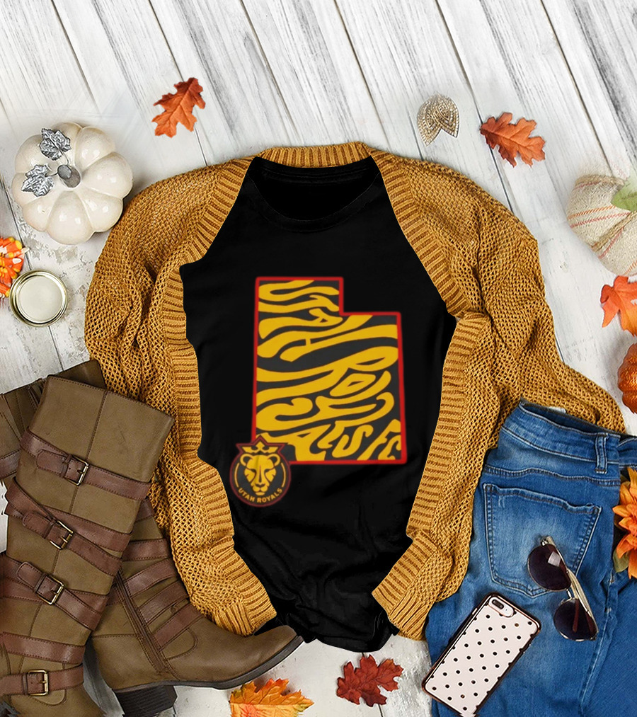 Utah Royals FC Groovy State Lion T-Shirt