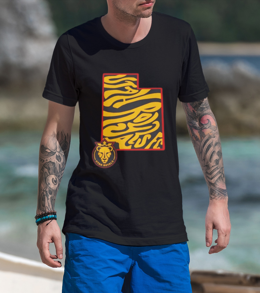 Utah Royals FC Groovy State Lion T-Shirt