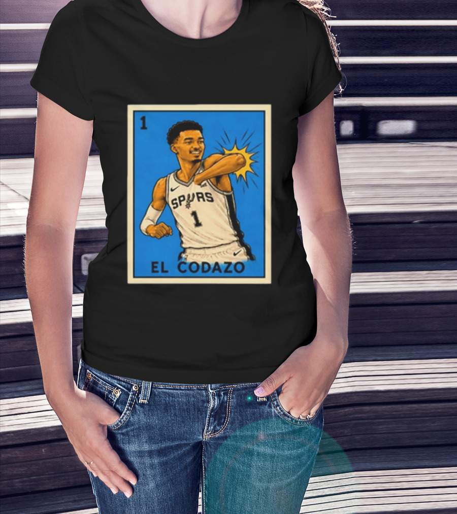 Victor Wembanyama El Codazo San Antonio Spurs NBA 2026 T-Shirt
