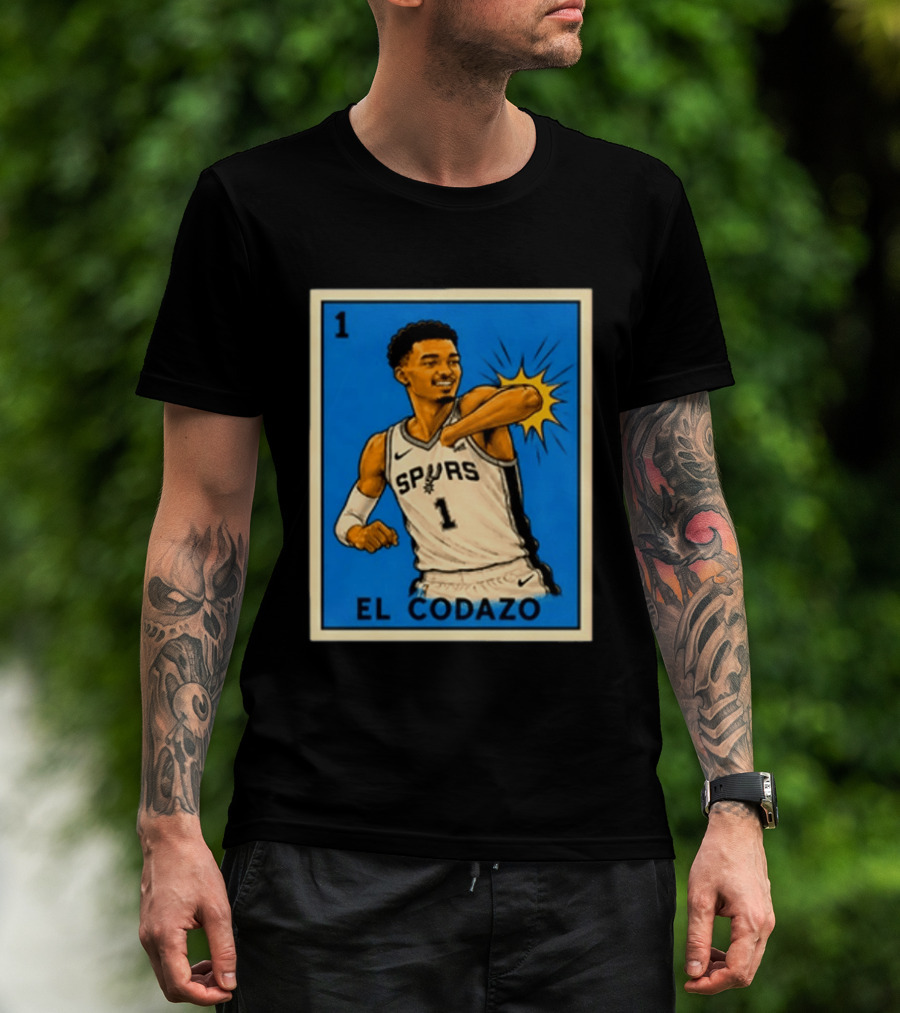 Victor Wembanyama El Codazo San Antonio Spurs NBA 2026 T-Shirt