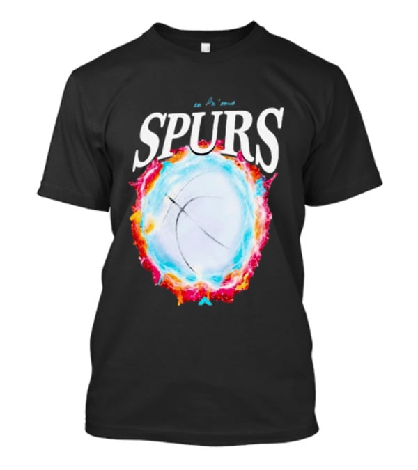 San Antonio Spurs Basketball Cosmic Energy Burst 2026 T-Shirt