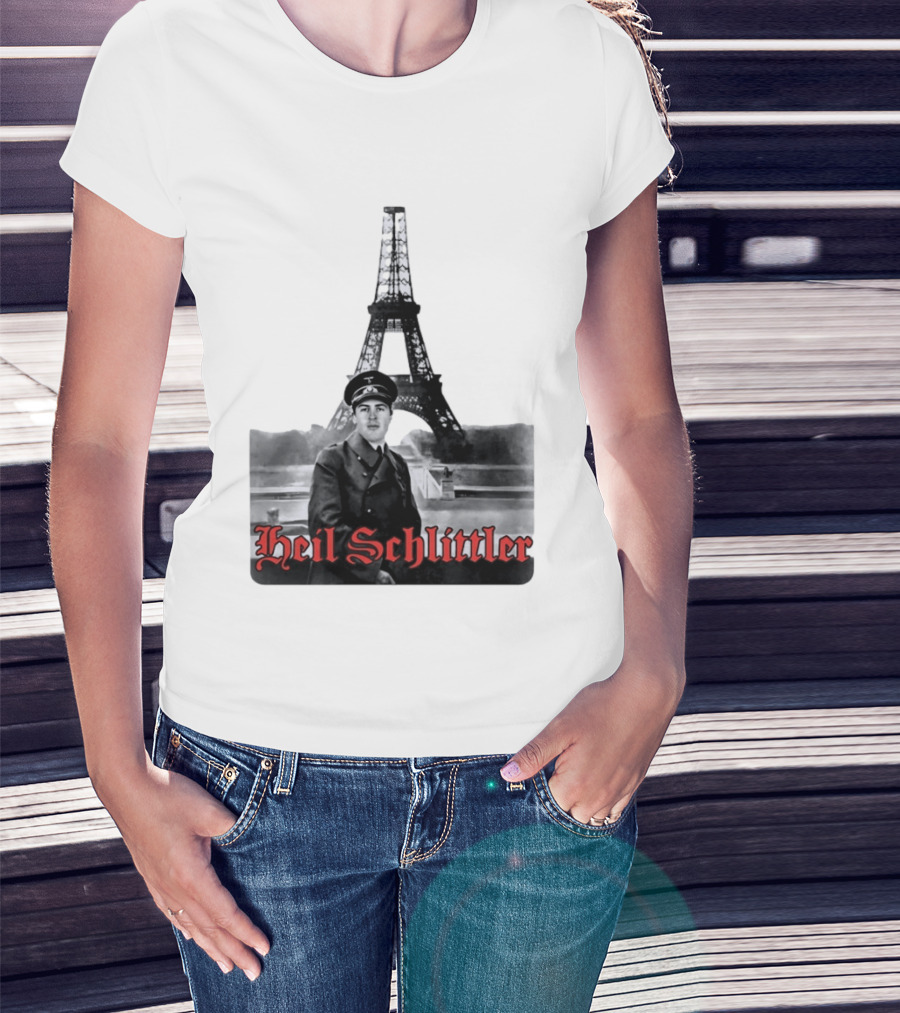 Adolf Hitler X Eiffel Tower Heil Schlittler T-Shirt