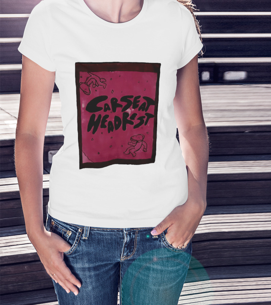 Car Seat Headrest Pink Alien T-Shirt