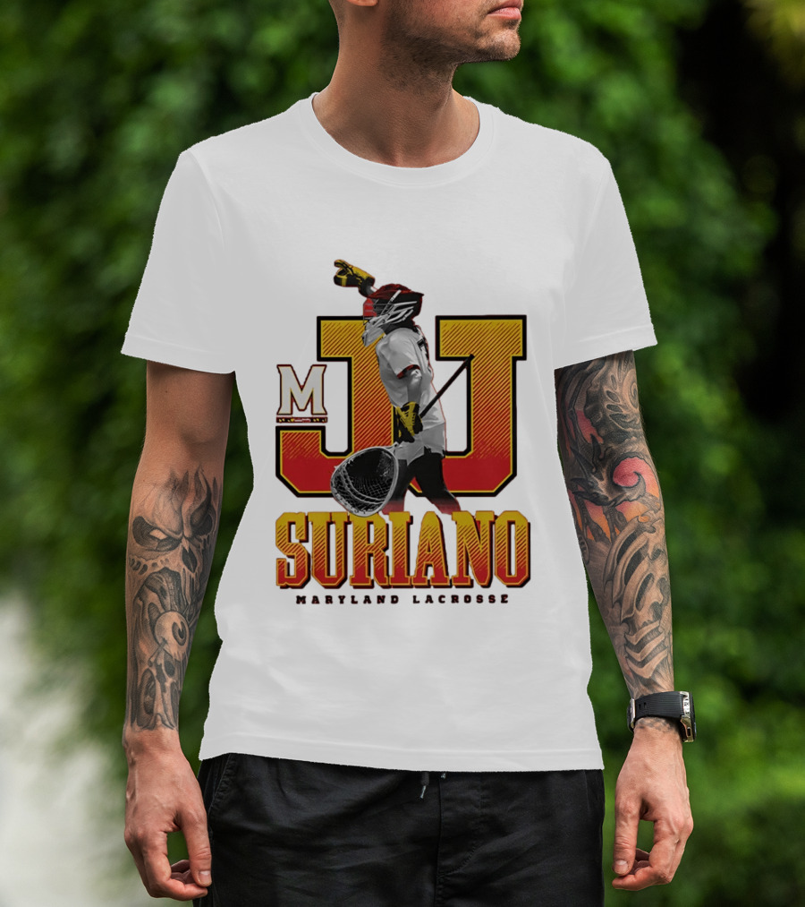 JJ Suriano Maryland Lacrosse M Sports Team T-Shirt