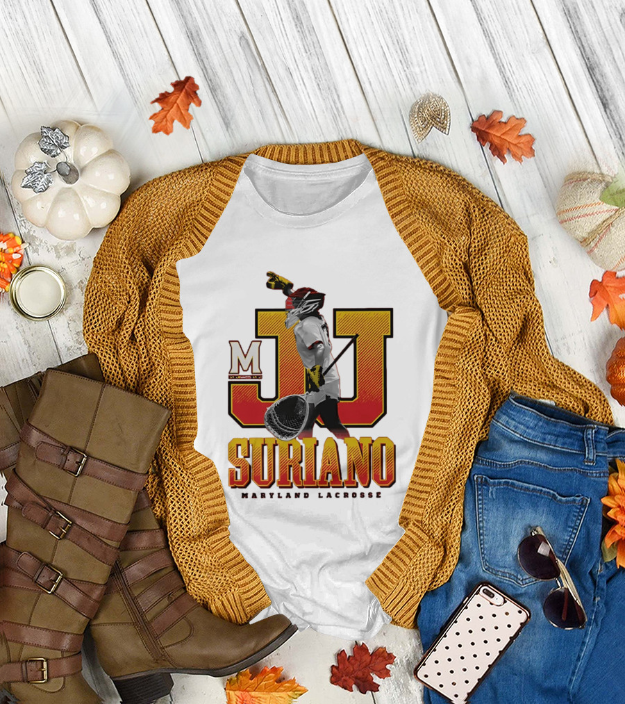 JJ Suriano Maryland Lacrosse M Sports Team T-Shirt
