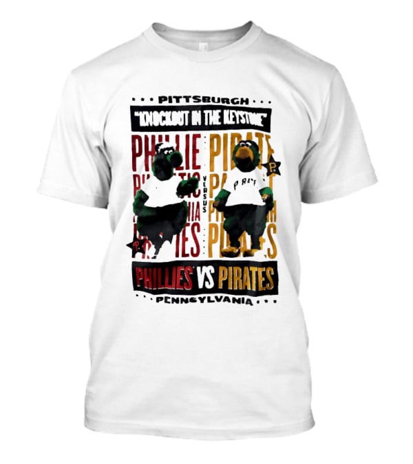 Pittsburgh Knockout In The Keystone Phillies Vs Pirates Pennsylvania T-Shirt
