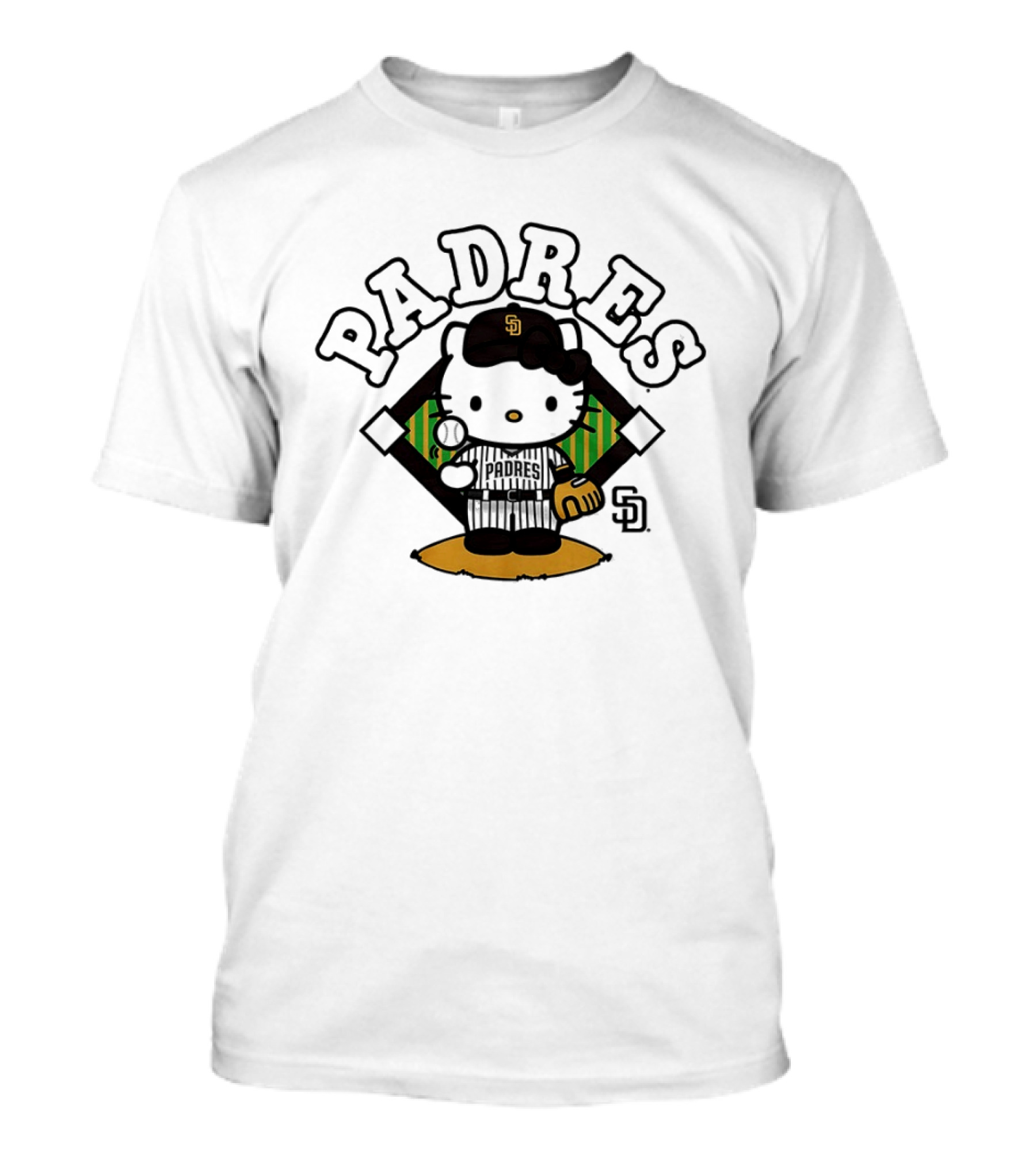 Hello Kitty Padres San Diego Baseball SD 2026 MLB T-Shirt