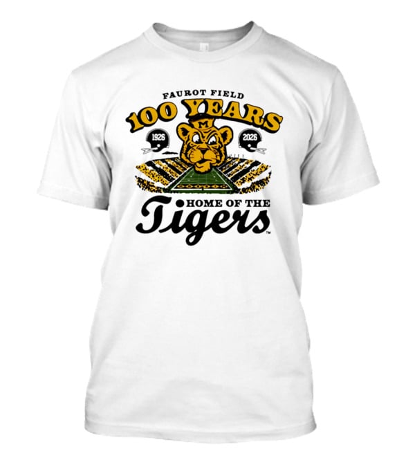 Faurot Field 100 Years Home Of The Tigers 1926 2026 T-Shirt