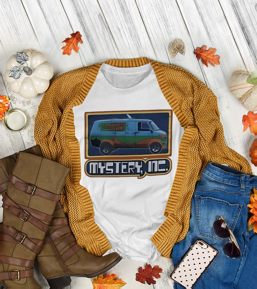 Mystery Inc Scooby Doo Mystery Machine Van T-Shirt