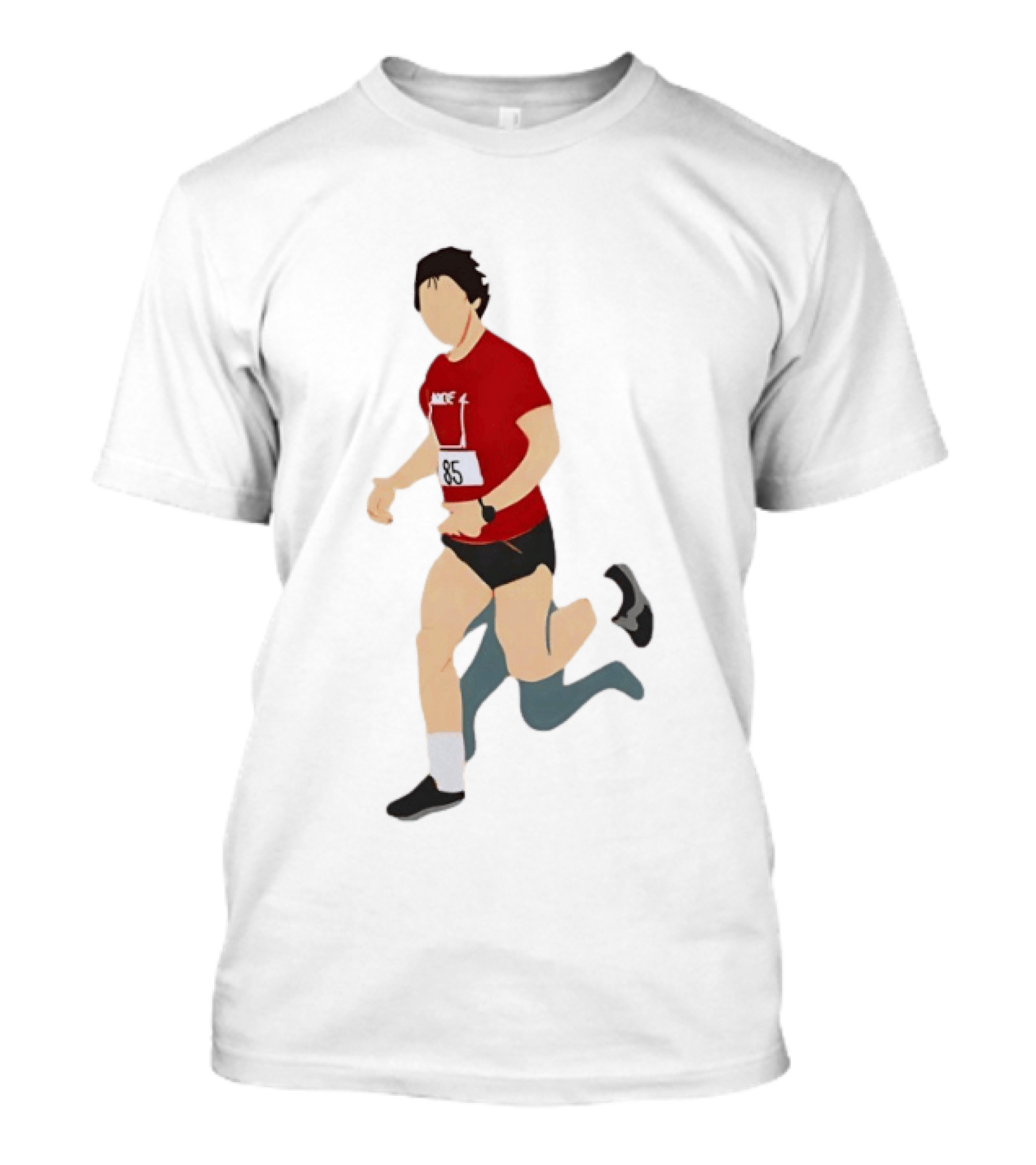 Nike 85 Marathon Runner Athlete Racing Sport Performance T-Shirt