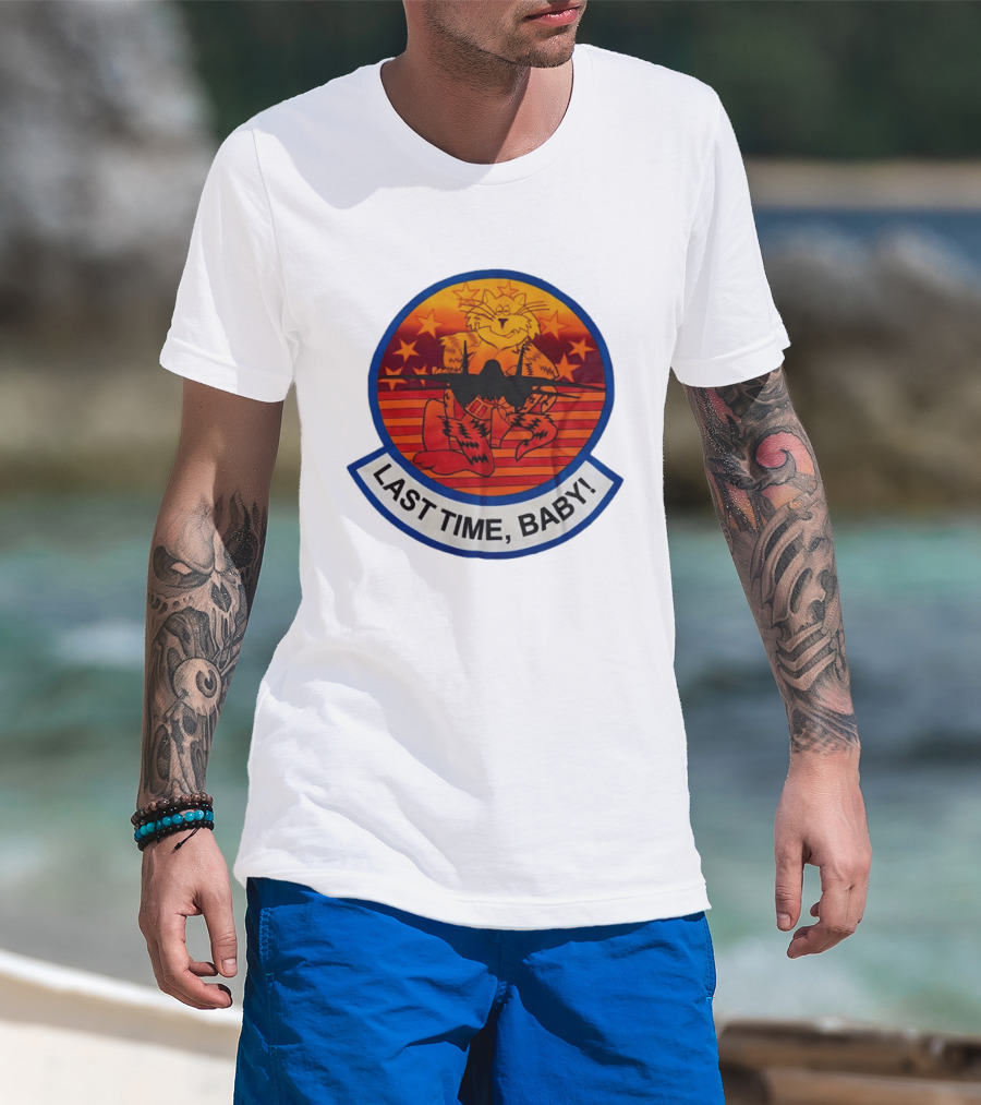 Tiger Last Time Baby Sunset Stars T-Shirt