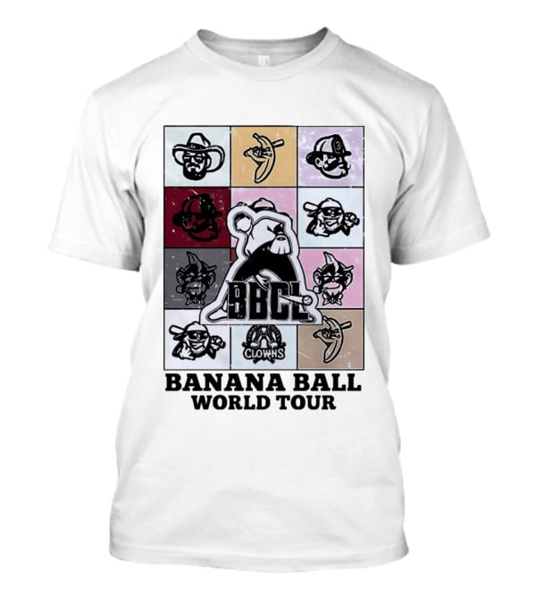 BBCL Clowns Banana Ball World Tour 2026 T-Shirt