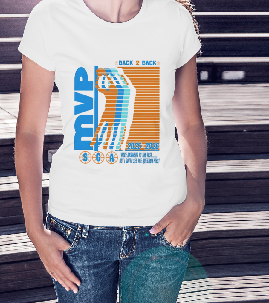 MVP Back 2 Back 2025 2026 SGA T-Shirt